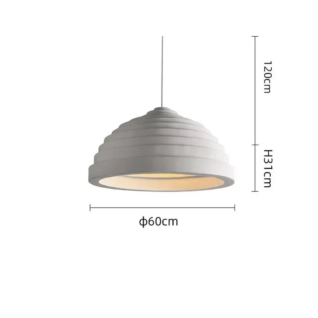 Nordic terrace Wabi Sabi chandelier restaurant creative dining table cream style homestay minimalist branch chandelier