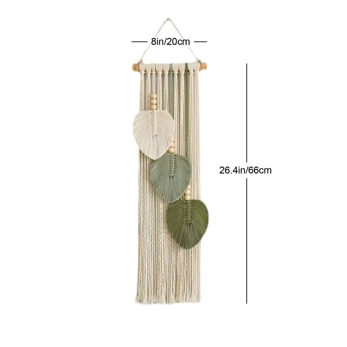 Nordic - Style Woven Leaf Wall Hangings(“Nordic - Style