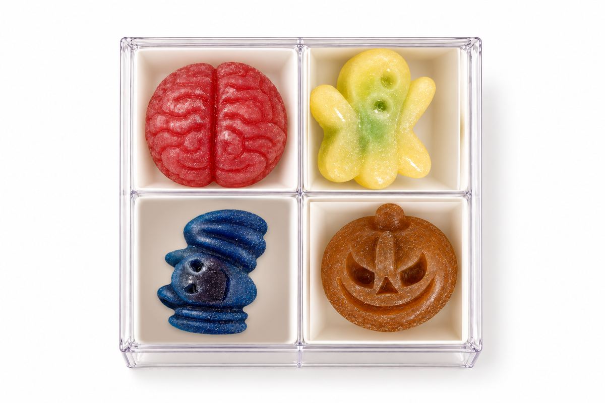 Bombellé Crystal Candy Smakbox 4-pack med fyra smaker
