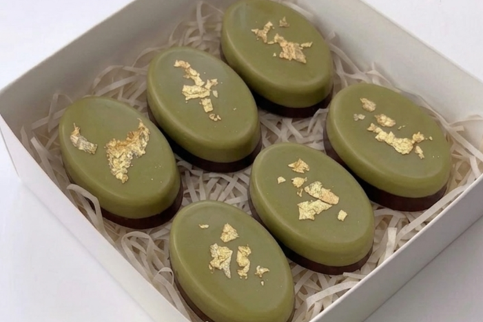 Matcha Dark Chocolate Egg Bites