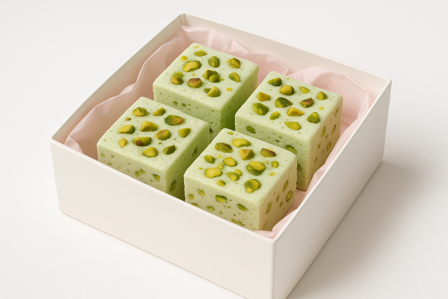 jag vill att pistagen på ser ut som pistagen inuti