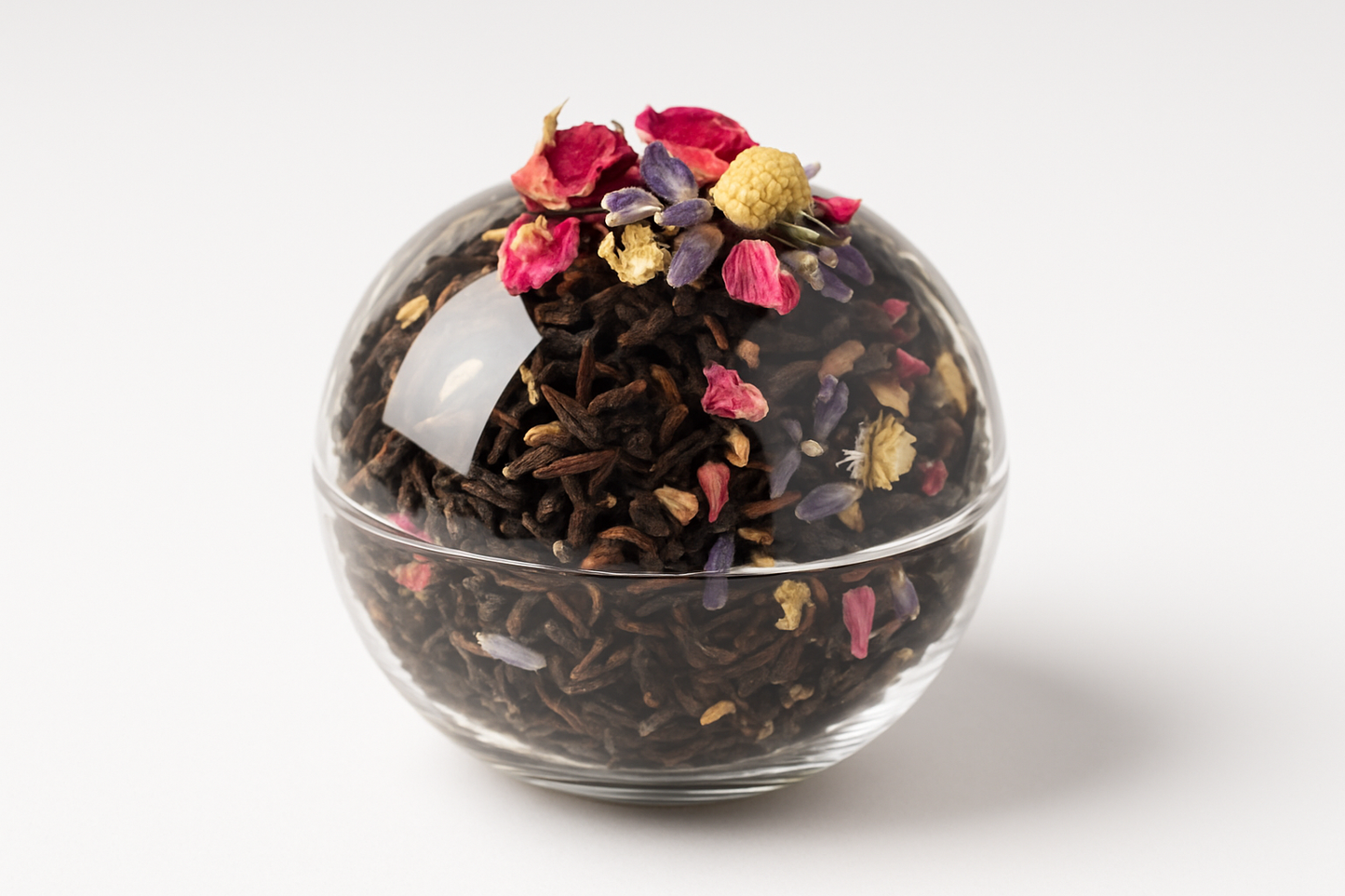 the Tea inside the bomb is black Tea and plus remove the text