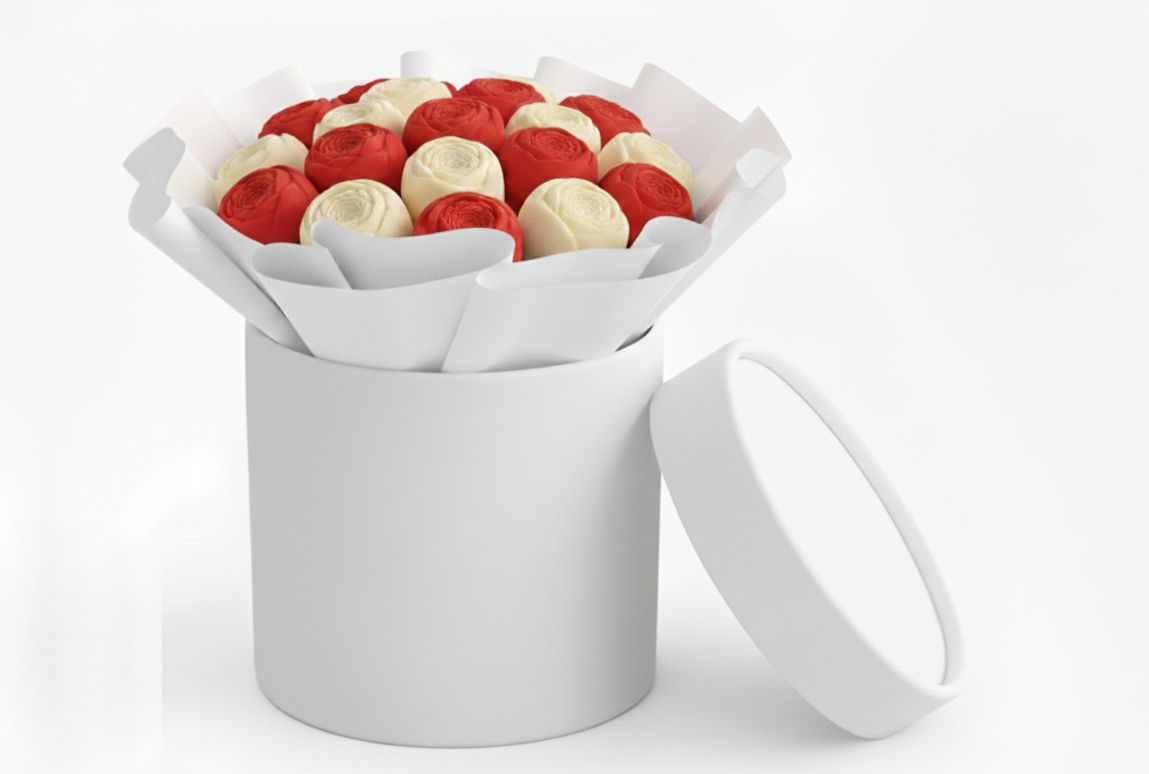 Scarlet Luxe Blossom – Ivory Edition
