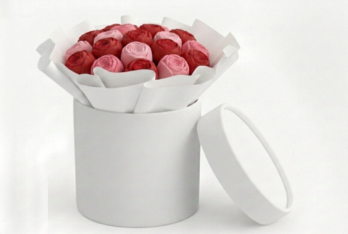 Scarlet Luxe Blossom – Ivory Edition