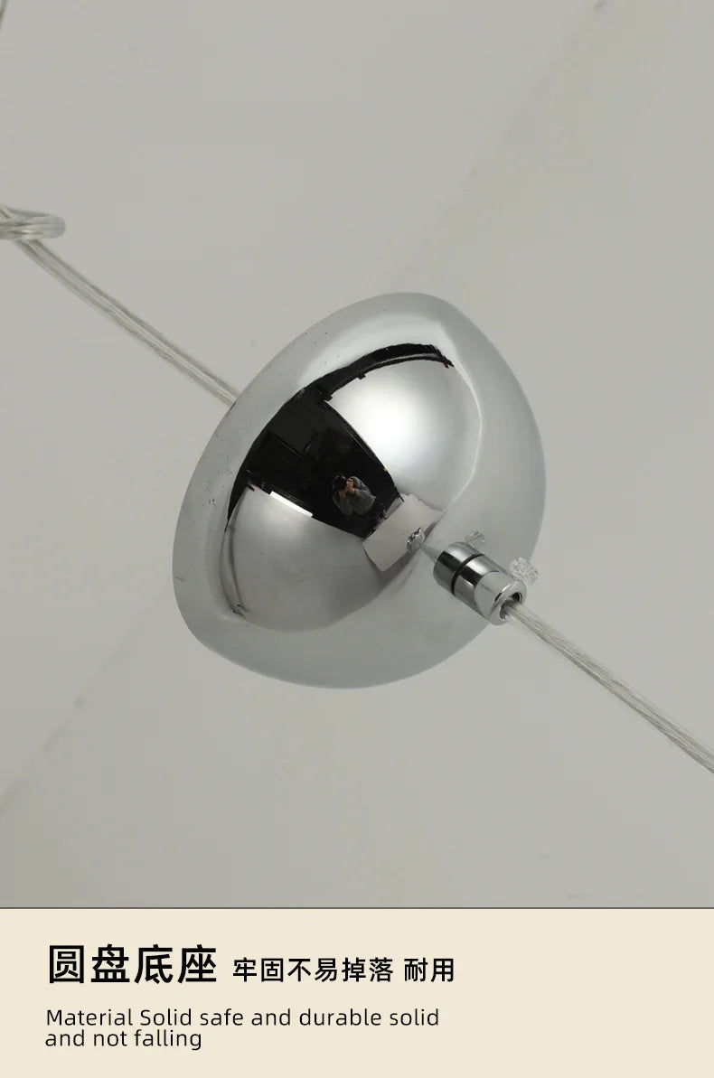 New Lava Glass Ice Cube Bedroom Bedside Chandelier Ceiling Chandelier Ceiling Pendant Lamp Ceiling Light Home Appliance