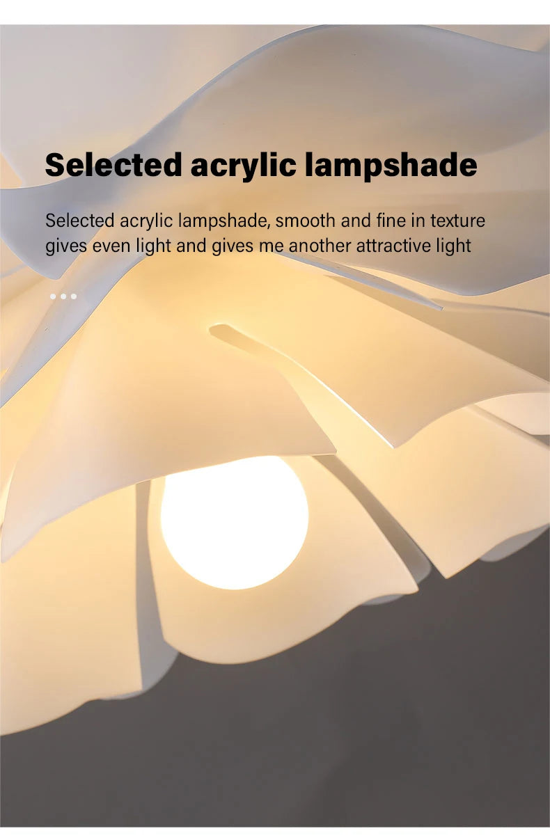 Girl Bedroom Chandelier Nordic Ins Girls Room Lighting Creative Designer Warm Living Dining Room Lamp Net Red Flower Chandelier