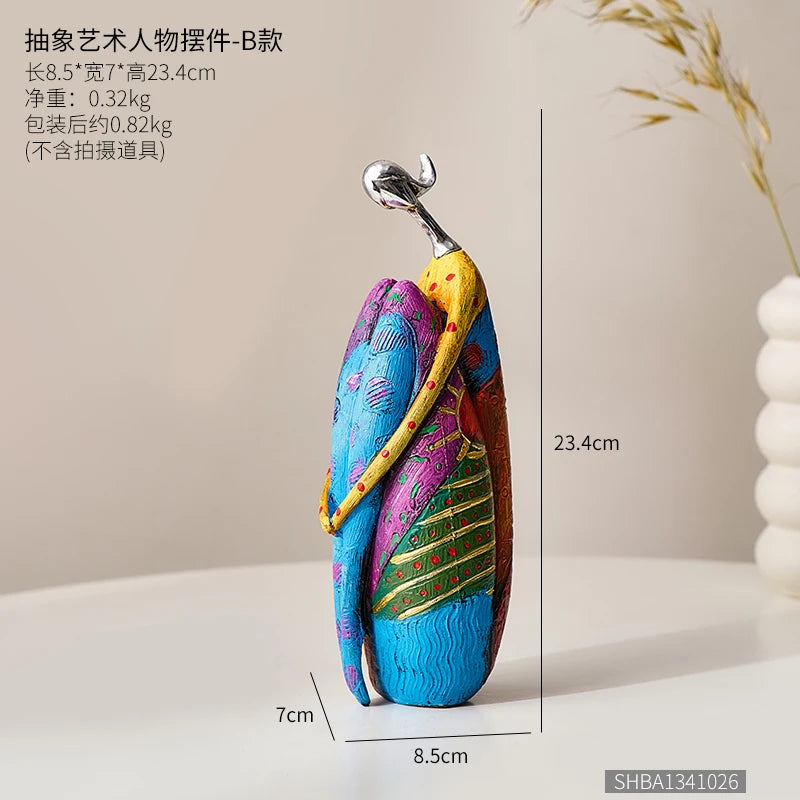 Nordic Abstract art ornaments decorative figurines home accessories Creative office desk decoracion para el hogar living room