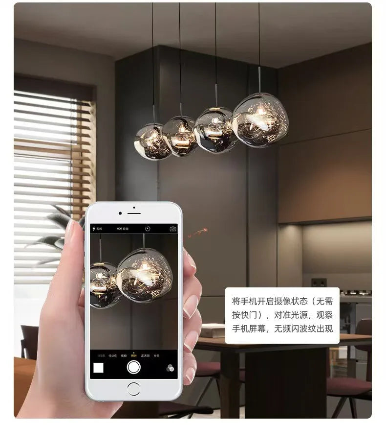 Nordic Lava LED Pendant Light Modern Light PVC Lighting Living Room Lights Indoor Deco Home Fixtures Loft Kitchen Hanging Lamps