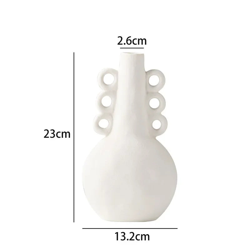Original Nordic Ceramic Vase for Home Decoration, Flower Pot, Room 2024