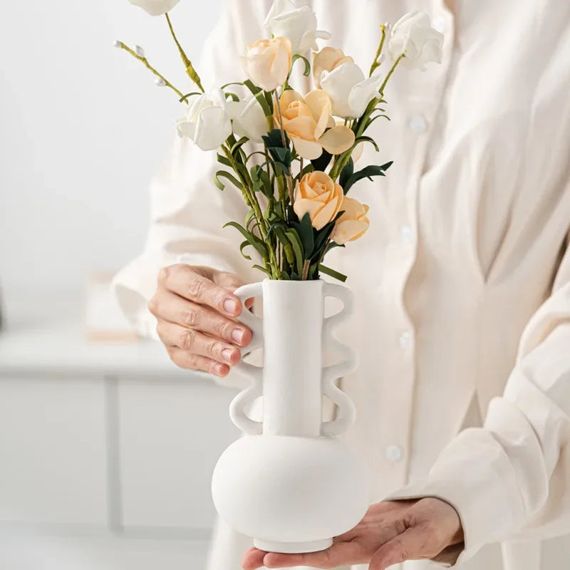 Original Nordic Ceramic Vase for Home Decoration, Flower Pot, Room 2024