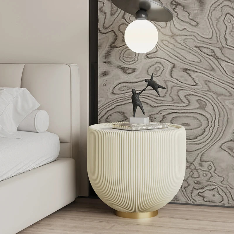 Nordic Aesthetic Night Table Luxury Storage Simple Italian Bedside Table Trendy Modern Criado Mudor De Quarto Bedroom Furniture