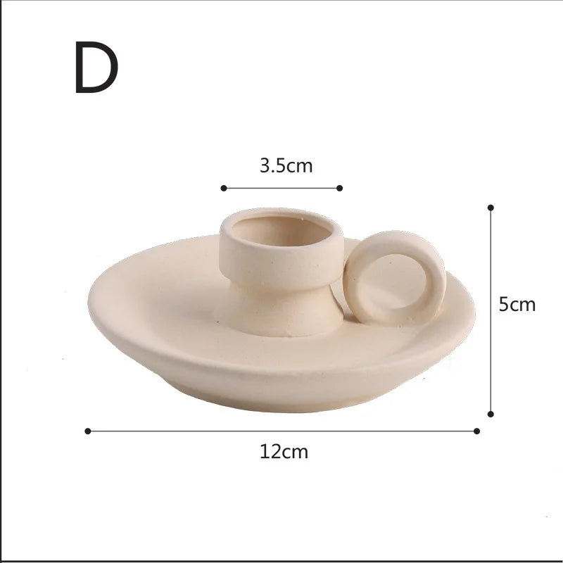 Nordic Polygon Circular Ceramic Vase Home Living Room TV Cabinet Desktop Homestay Art Decorations Dry Flower Arrangements Vase