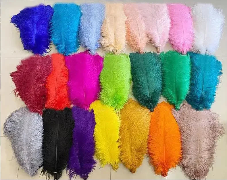 Nordic Ostrich Feather Floor Lamp Living Room Sofa Background Wall Floor Standing Lamp Home Decor Bedroom Bedside Table Lighting