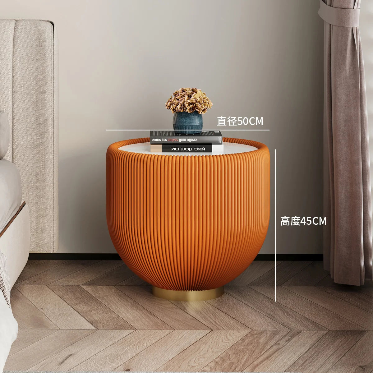 Nordic Aesthetic Night Table Luxury Storage Simple Italian Bedside Table Trendy Modern Criado Mudor De Quarto Bedroom Furniture