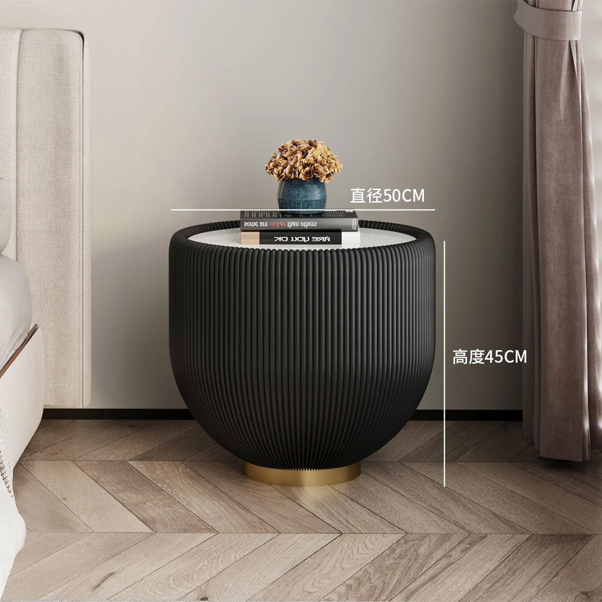 Nordic Aesthetic Night Table Luxury Storage Simple Italian Bedside Table Trendy Modern Criado Mudor De Quarto Bedroom Furniture