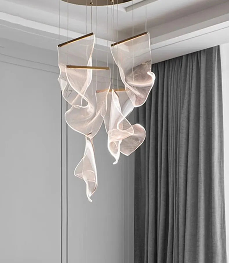 Modern home decor led lights pendant light lamps forstaircase Chandeliers for living room hanging light indoor lighting