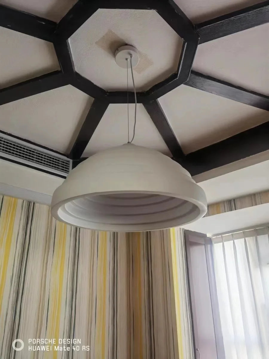 Nordic terrace Wabi Sabi chandelier restaurant creative dining table cream style homestay minimalist branch chandelier