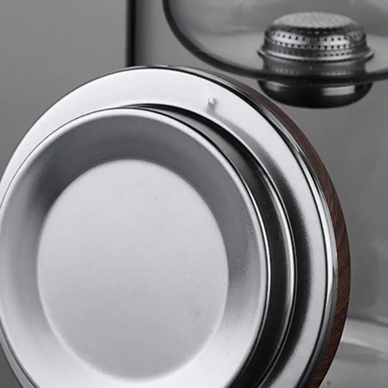 Glass Tea Pot Kettle Infuser 520ML/720ML Teapot Water Separation Inner Magnet One Click Magnetic Tea Filtration Cup Set