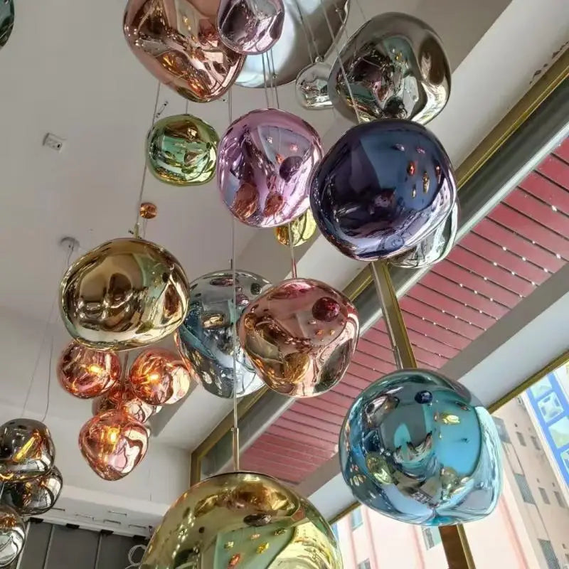 Nordic Lava LED Pendant Light Modern Light PVC Lighting Living Room Lights Indoor Deco Home Fixtures Loft Kitchen Hanging Lamps