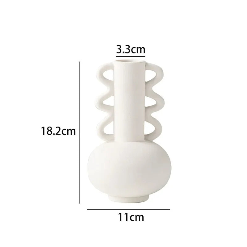 Original Nordic Ceramic Vase for Home Decoration, Flower Pot, Room 2024
