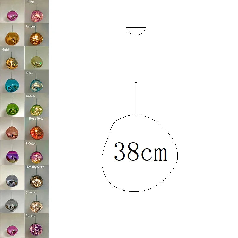 Nordic Lava LED Pendant Light Modern Light PVC Lighting Living Room Lights Indoor Deco Home Fixtures Loft Kitchen Hanging Lamps