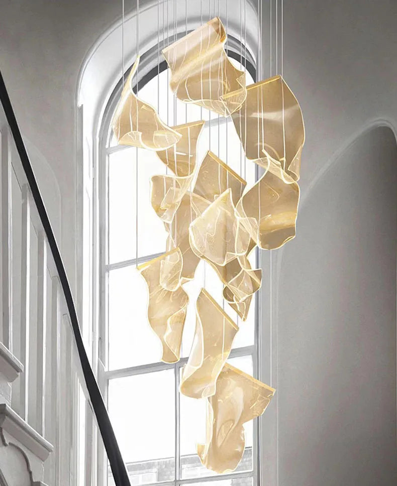 Modern home decor led lights pendant light lamps forstaircase Chandeliers for living room hanging light indoor lighting