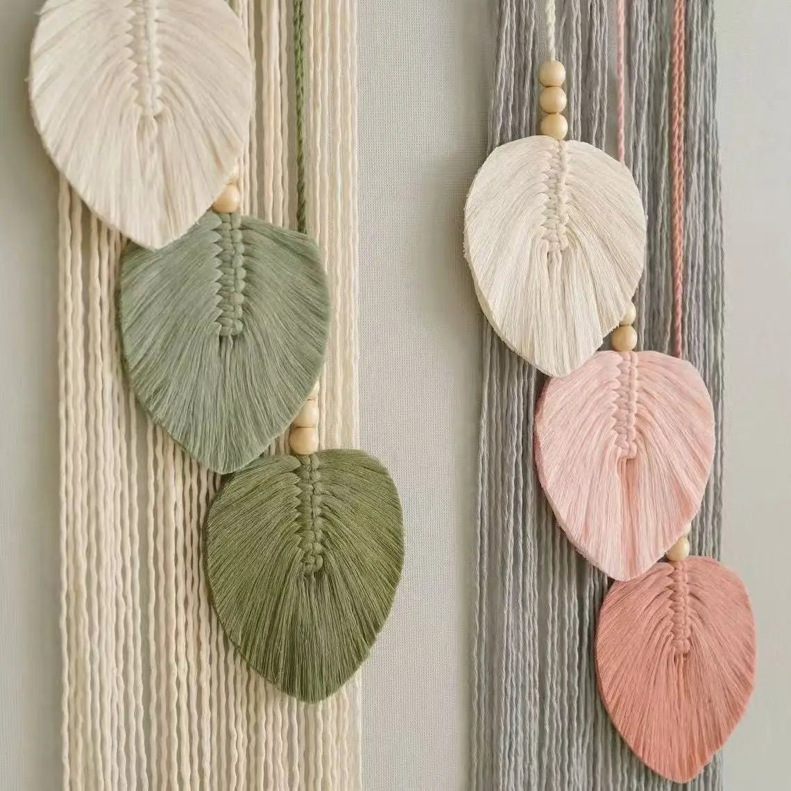 Nordic - Style Woven Leaf Wall Hangings（“Nordic - Style
