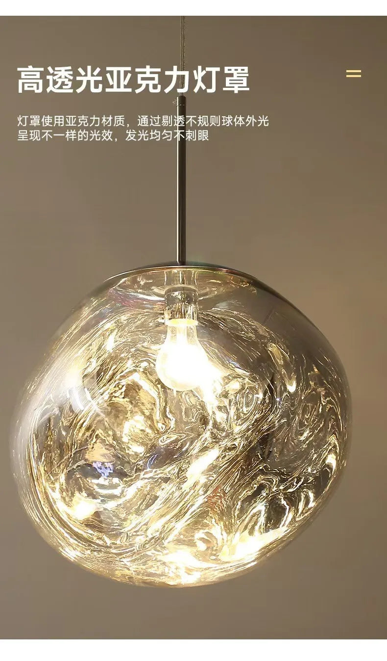 Nordic Lava LED Pendant Light Modern Light PVC Lighting Living Room Lights Indoor Deco Home Fixtures Loft Kitchen Hanging Lamps