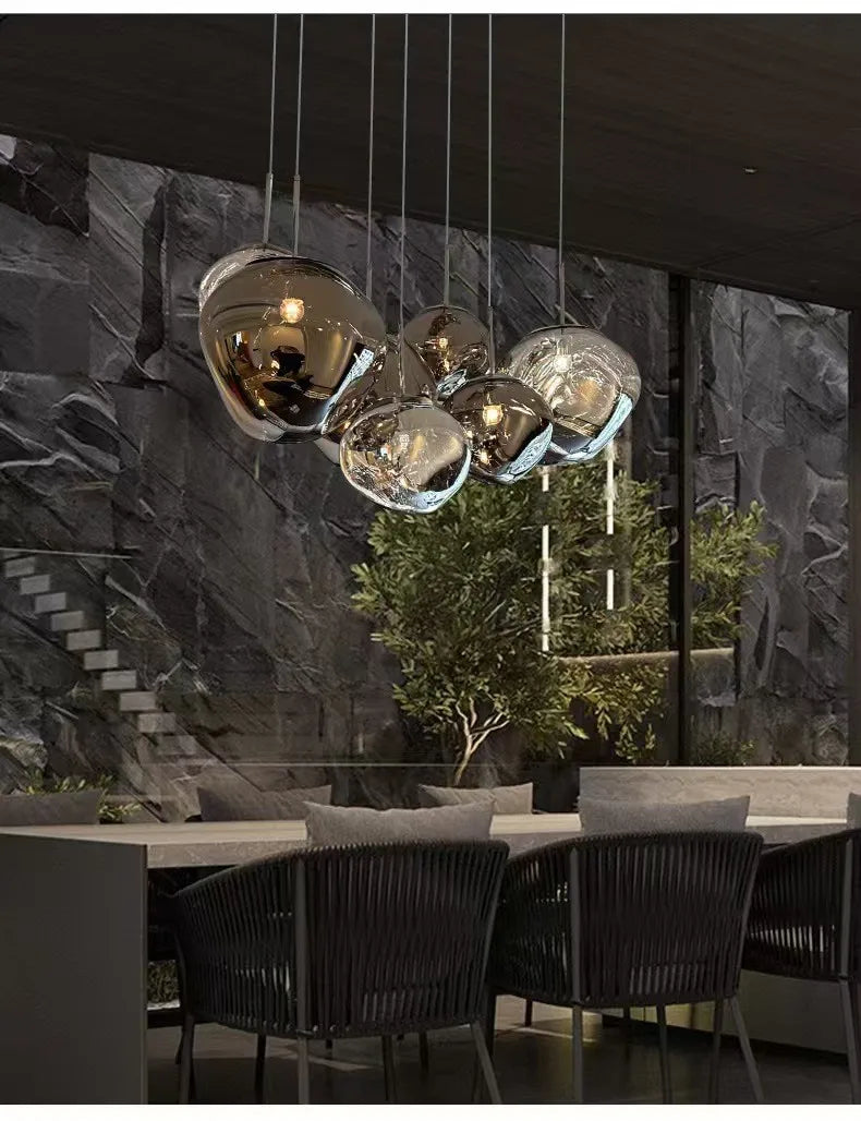 Nordic Lava LED Pendant Light Modern Light PVC Lighting Living Room Lights Indoor Deco Home Fixtures Loft Kitchen Hanging Lamps