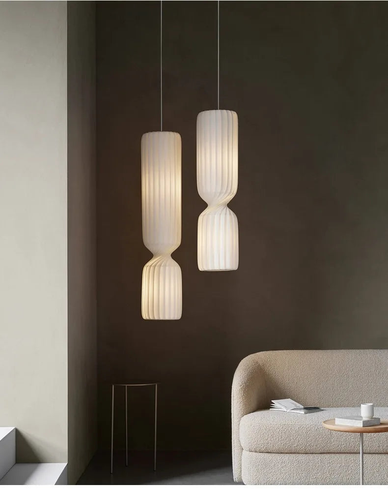 Nordic Minimalist Floor Lamp Creative Striped Design Warm Light Perfect for Living Room  Bedroom Home Decor Lighting Fixture LED