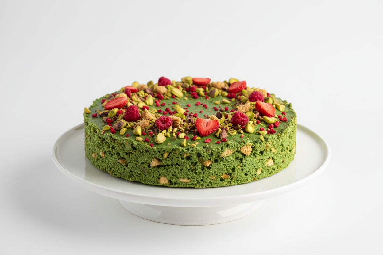 bättre den ska vara pistage grön och inte så mycket biscuit 