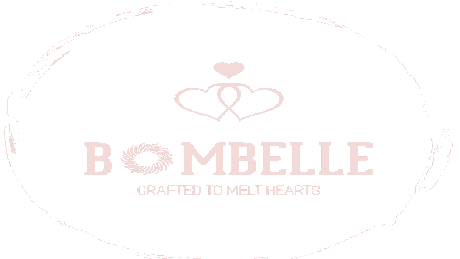 Bombellé original footerlogga i vit och rosa