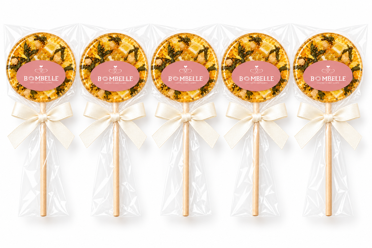 Citrus Harmony – 5-pack individuellt inslagna runda teklubbor