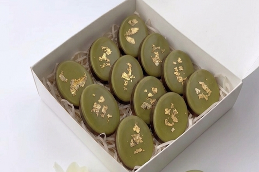 Matcha Dark Chocolate Egg Bites