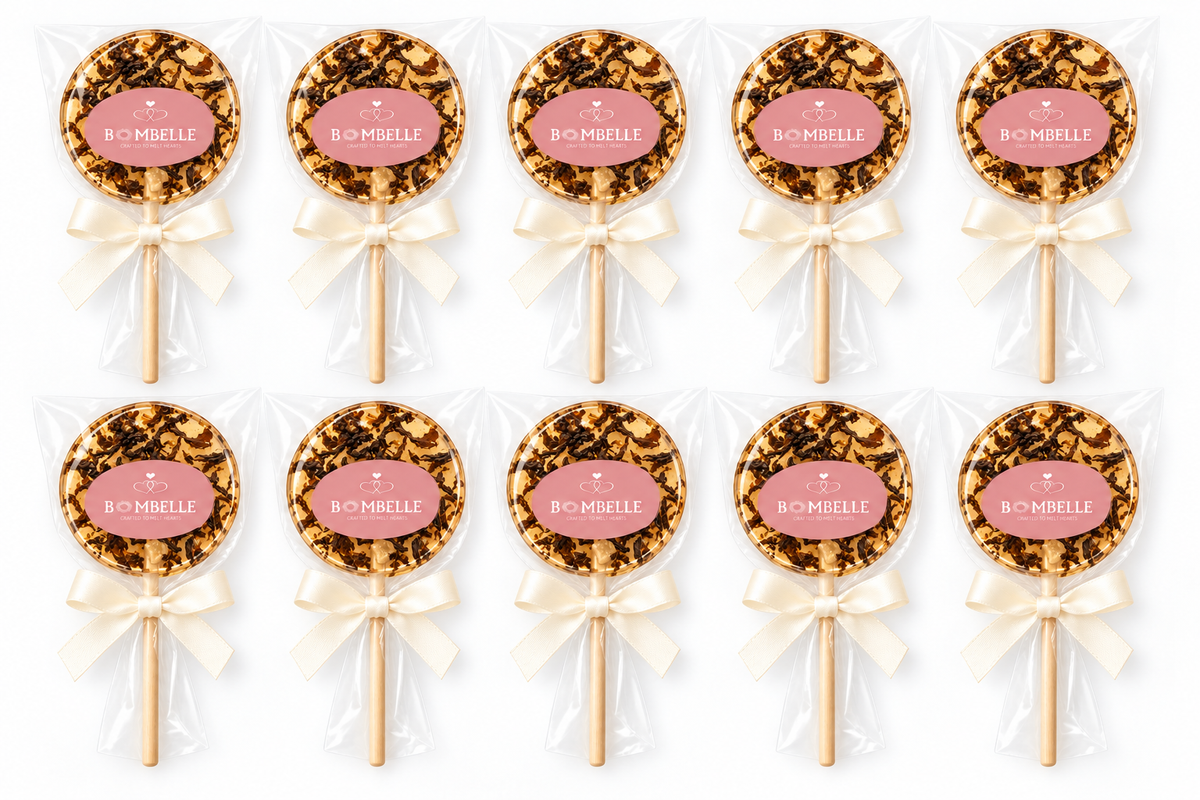 London Elegance – 10-pack individuellt inslagna runda teklubbor
