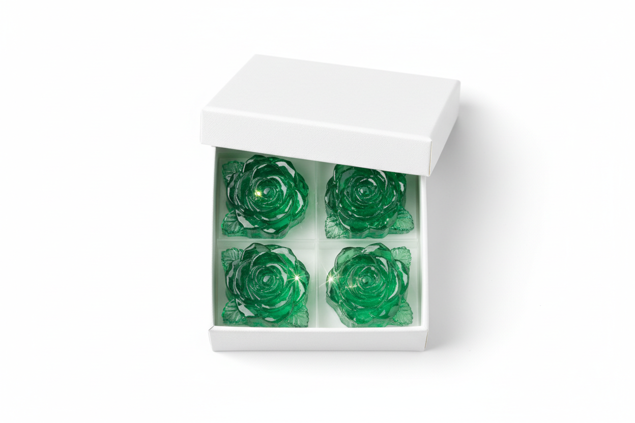 Green Crystal Roses