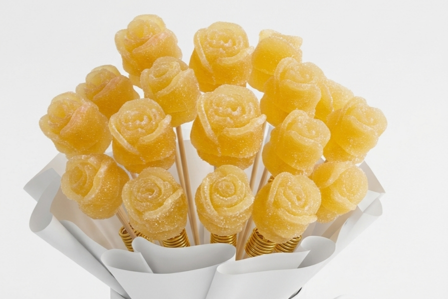 Rose Bouquet Crystal Candy