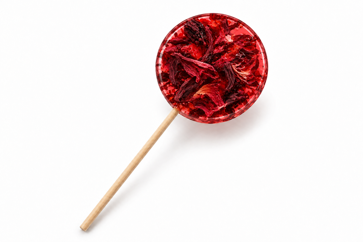 Roselle – rund teklubba, finns som 5-pack och 10-pack