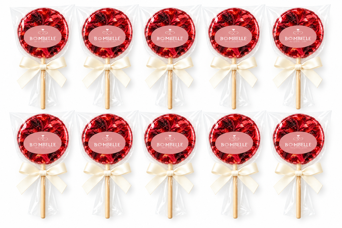 Roselle – 10-pack individuellt inslagna runda teklubbor