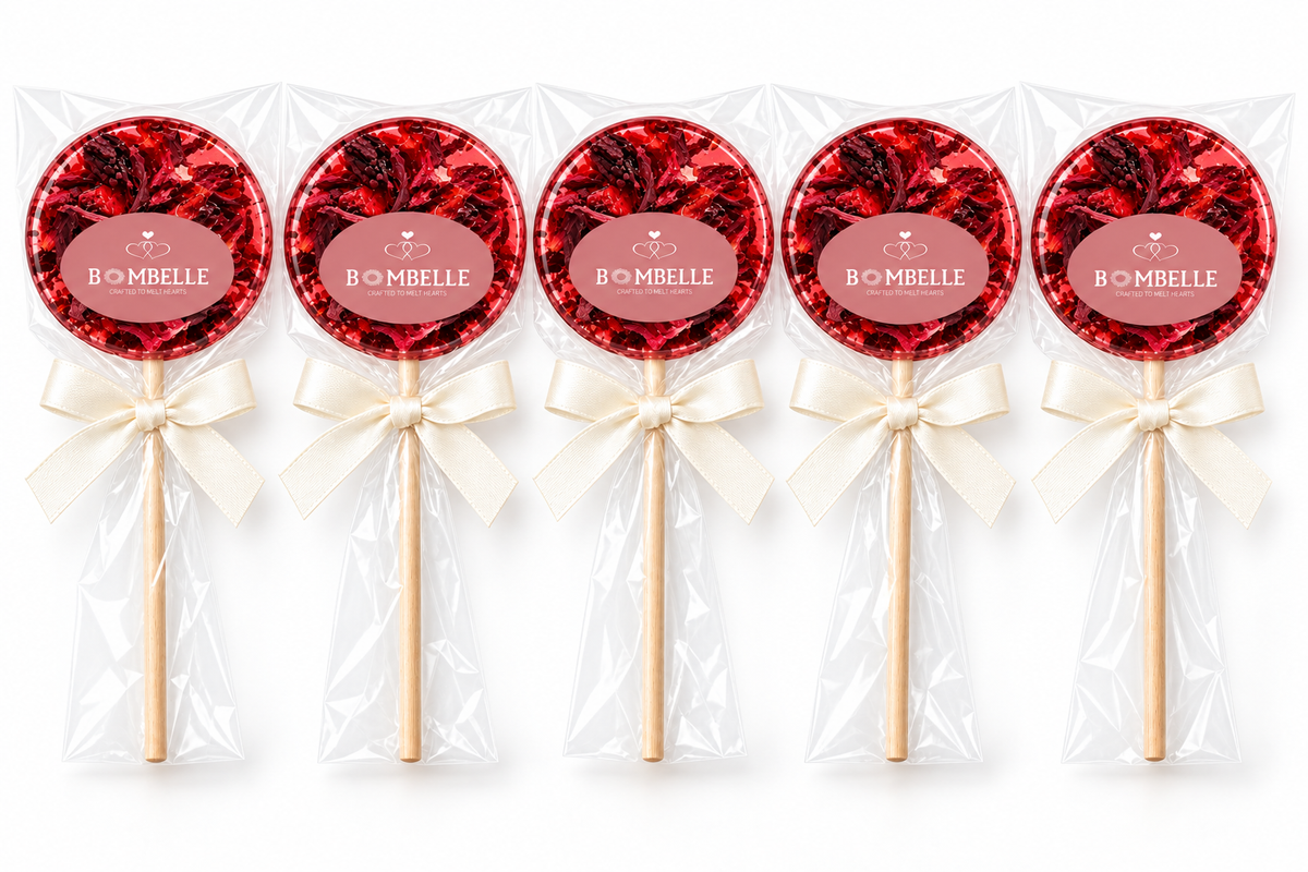 Roselle – 5-pack individuellt inslagna runda teklubbor