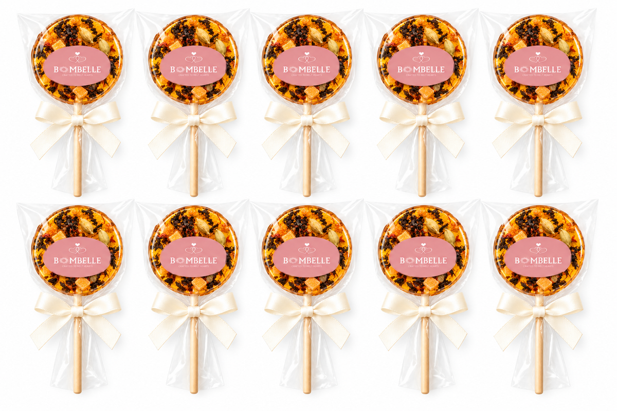 Saffran – 10-pack individuellt inslagna runda teklubbor