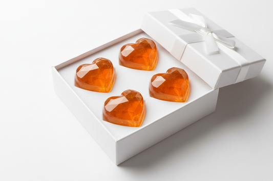 Orange Heart Candy